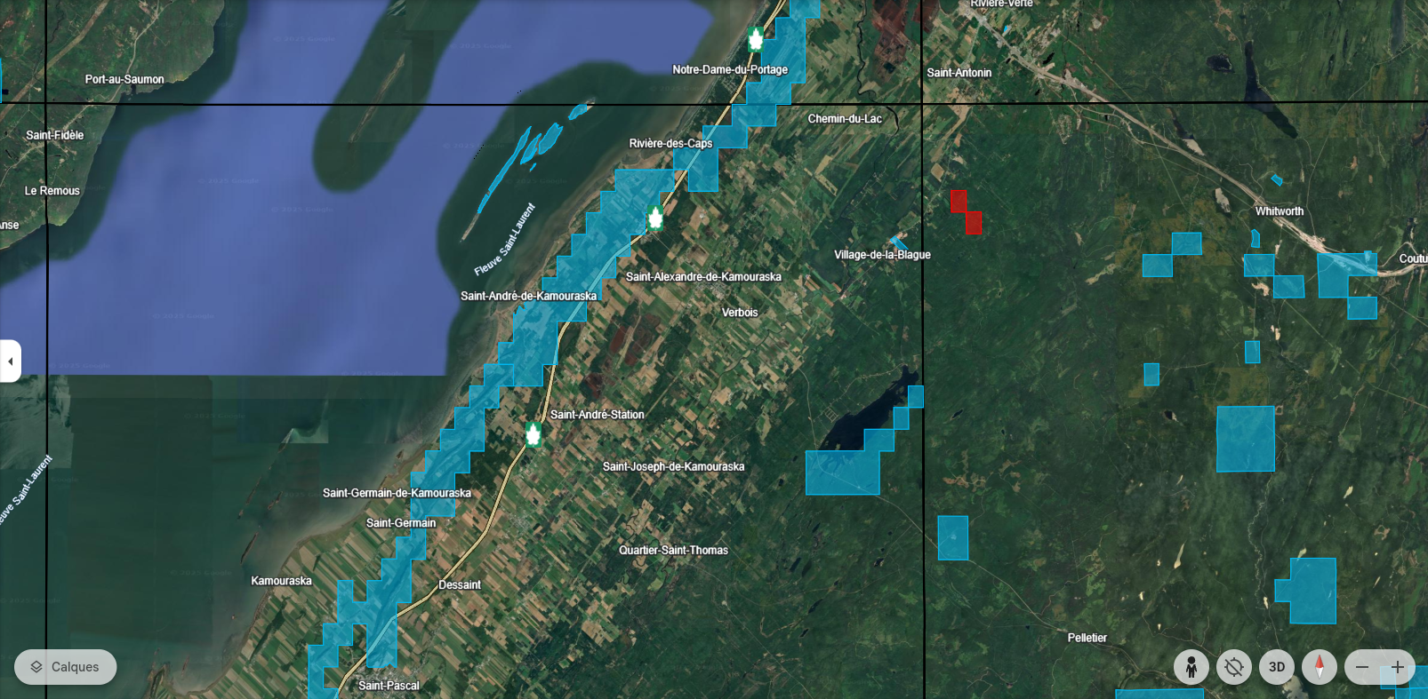 Claims accord�s au Kamouraska